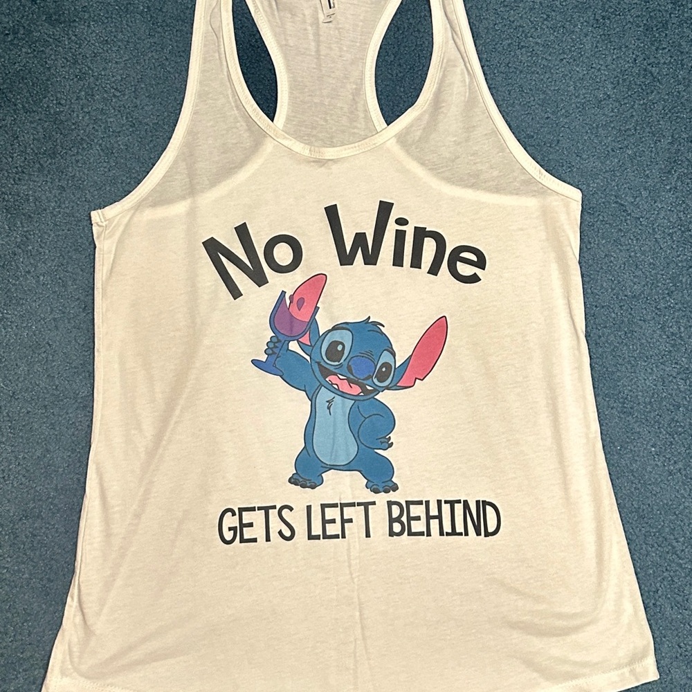 Disney Stitch Wine Tank Top